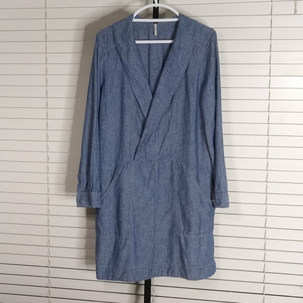 Free People Casual Chambray Dress